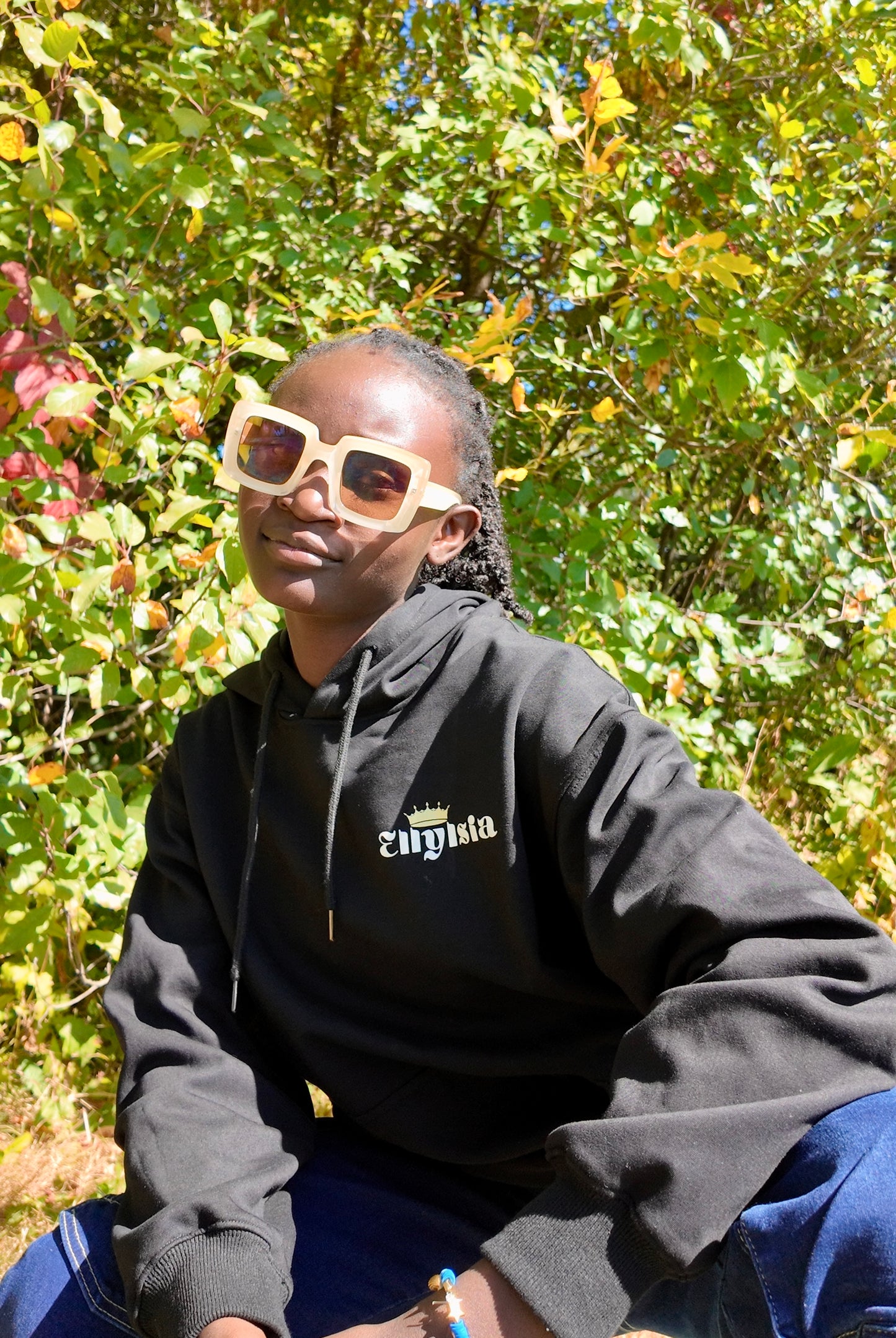 Black Unisex ELLYLSIA Hoodie