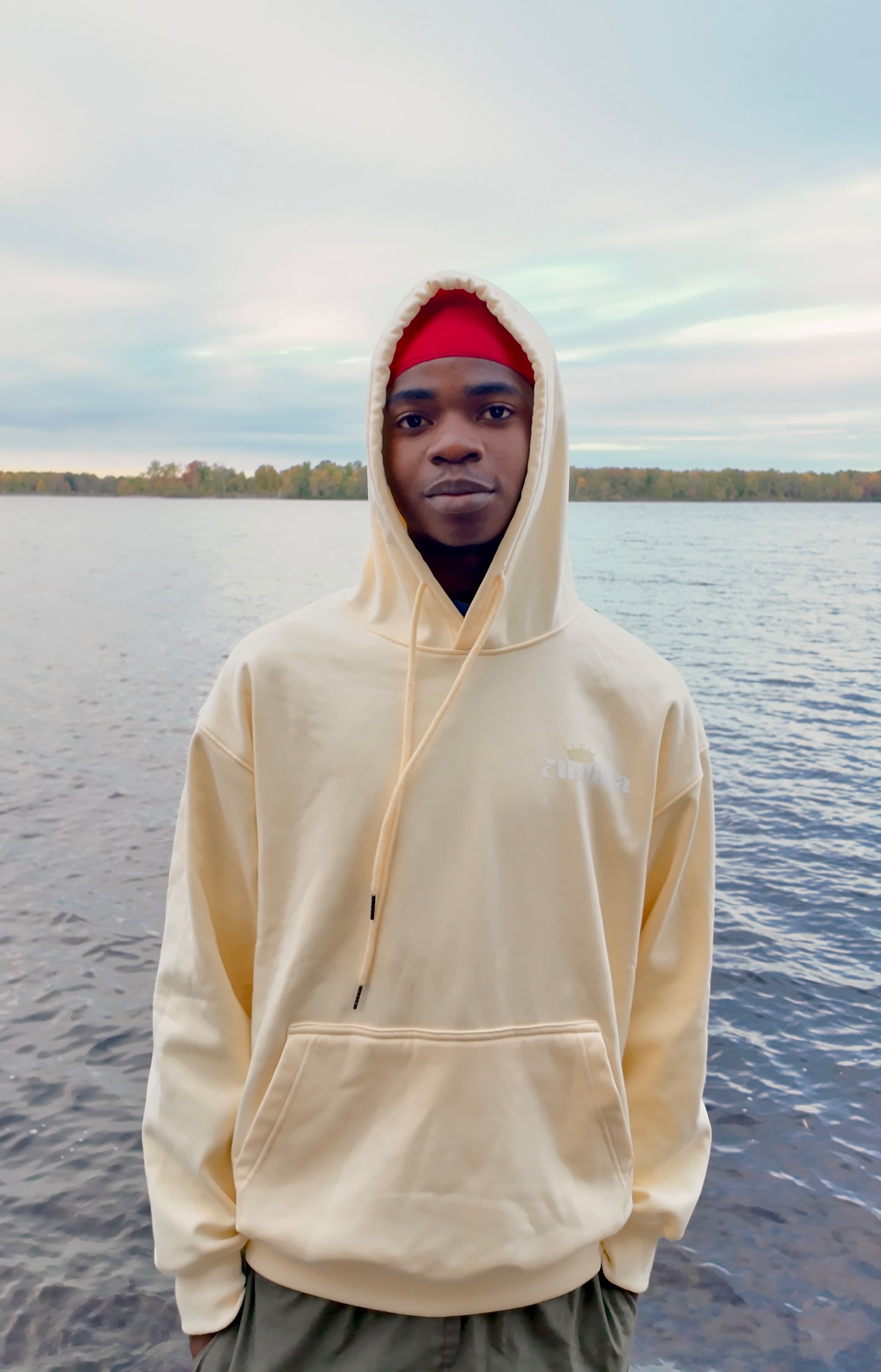 Beige Unisex ELLYLSIA Hoodie