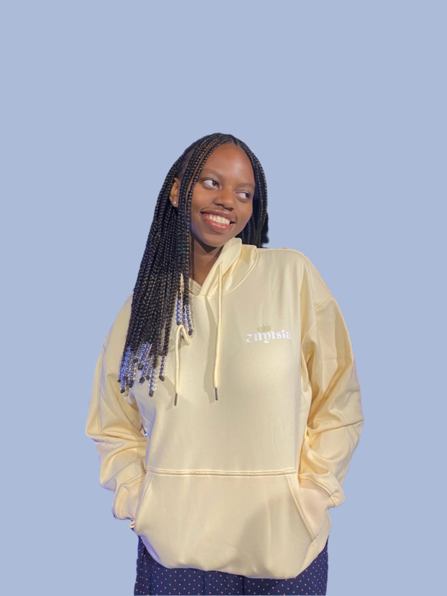 Beige Unisex ELLYLSIA Hoodie